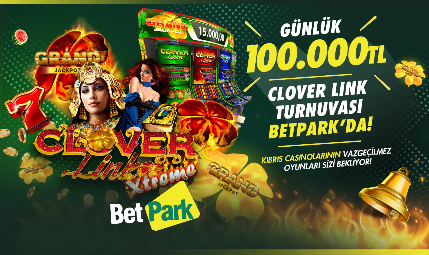 BETPARK 300.000TL ODULLU CLOVER LINK TURNUVASI !
